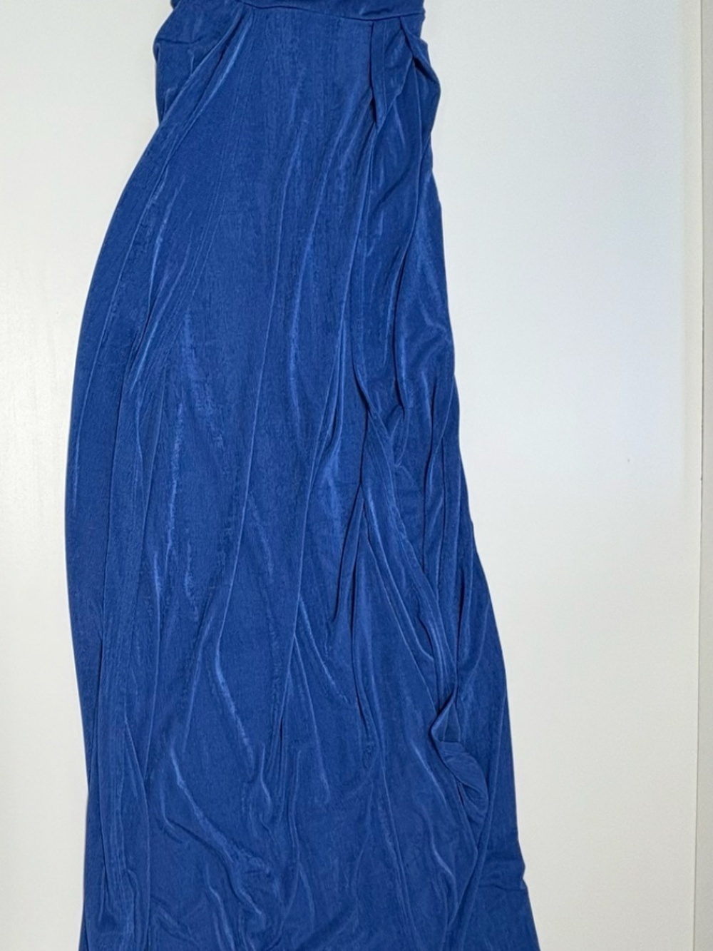 Lucy in the Sky - Blue One Shoulder Maxi Dress -Size XS -  NEW Without Tags. - Picture 6 of 13